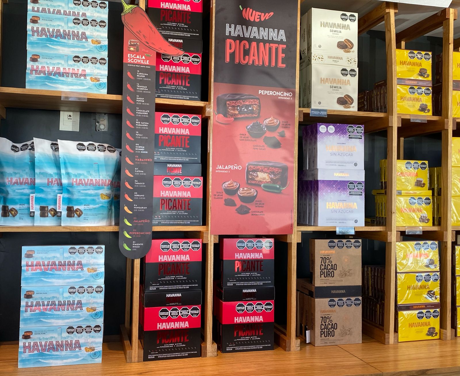 Los esperaban y llegaron: ya se venden los alfajores picantes de Havanna en Funes